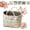 A, variant on Car Storage Basket Organize, Floral Fabric Car Interior Storage Basket, Quilted Laundry Basket with Handles, Boho-Chic Floral Foldable Storage Baskets for Car Clothes Toys