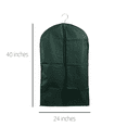 thumbnail image 3 of 40'' Breathable Green PP Non Woven Garment Bag - 1 Count - Basic LTD, 3 of 3