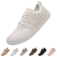thumbnail image 4 of NOKIO Casual Shoes for Men Comfortable Wide Toe Trainer Sneakers Breathable Knit Summer Walking Shoes with Durab𝗅e Soft Sole Versatile So𝗅id Color Sport Running Shoes, 4 of 7