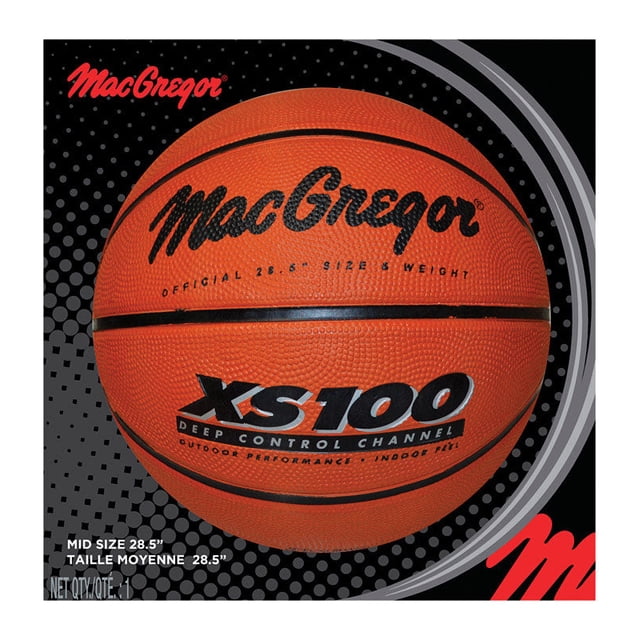Pelota de baloncesto MacGregor XS100 #6, naranja, para niños de más de 8 años