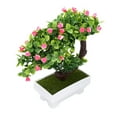 thumbnail image 3 of Planta artificial en maceta, bonsái artificial, flor falsa, decoración de plantas artificiales, flor en maceta falsa creada magistralmente Jadeshay A, 3 of 8