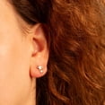 thumbnail image 2 of Yellow Gold Star Cluster Stud Earrings (14K), 2 of 3