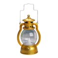 thumbnail image 1 of Guardoinrt Lantern LED Oil Lamp Table Porch Winery Cabin Light Golden 1Set, 1 of 6