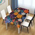 thumbnail image 3 of Yayeee Tablecloths for Rectangular Tables 60 x 108 inch Party Table Cover, Bright Colorful Flowers Pattern, 3 of 6