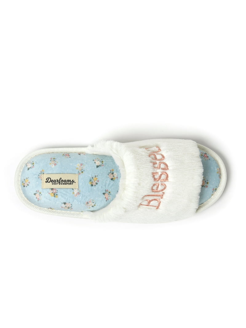 Dearfoams Blessed Mom Slippers Comfort Support