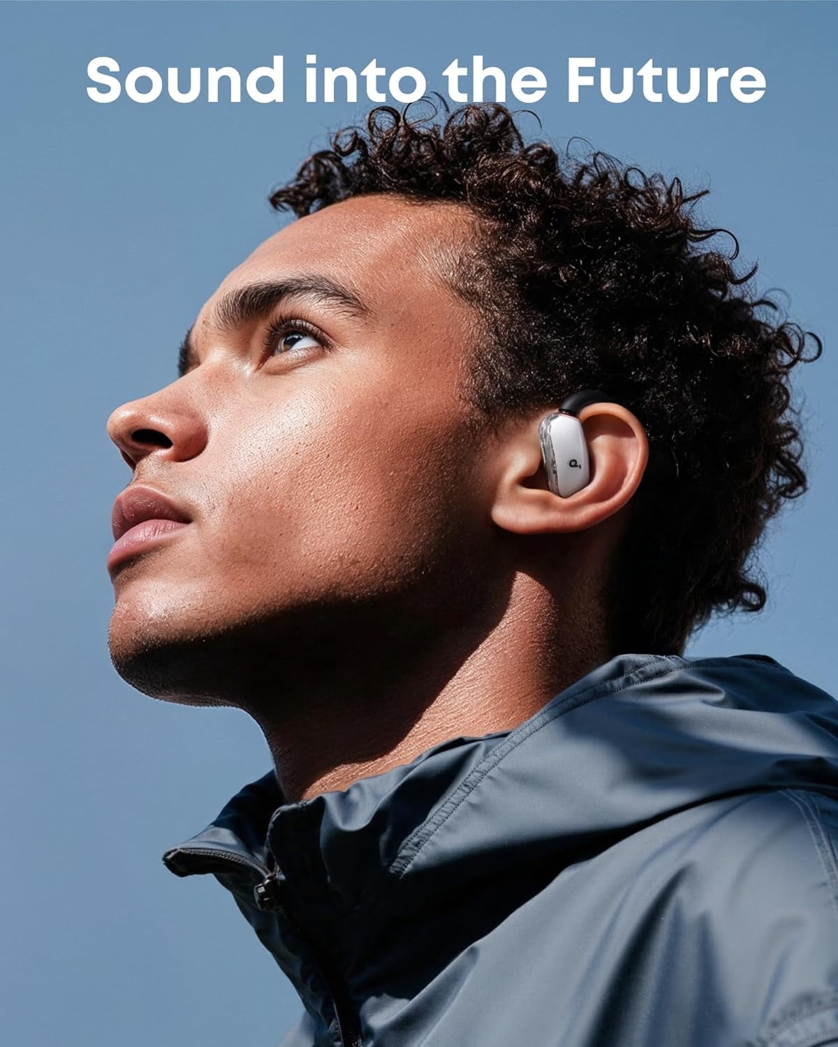 Soundcore V40i Open-Ear Headphones, 4-Size Adjustable Fit, AI Clear Calls, 21H Playtime, Richer Bass, IP55, Bluetooth 5.4