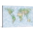 thumbnail image 1 of Great BIG Canvas | "World Cities Map" Canvas Wall Art - 24x16, 1 of 2