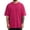 Hot Pink, variant on Mens Oversized T Shirt Summer Fashion Casual Solid Crew Neck Drop Shoulder Elbow Sleeve Mens T-Shirts