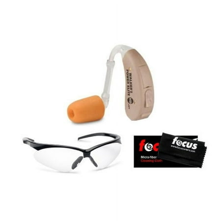 Walker s Game Ear Elite Digital HD Power 4 Muffs with Shooting Glasses Kit