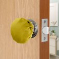 thumbnail image 3 of Soft Velvet Door Handle Cover - Decorative Door Knob Protector for Hot/Cold Handles, Anti-Collision Clear Adhesive Door Glove, Universal Fit for Home Office, 3 of 6