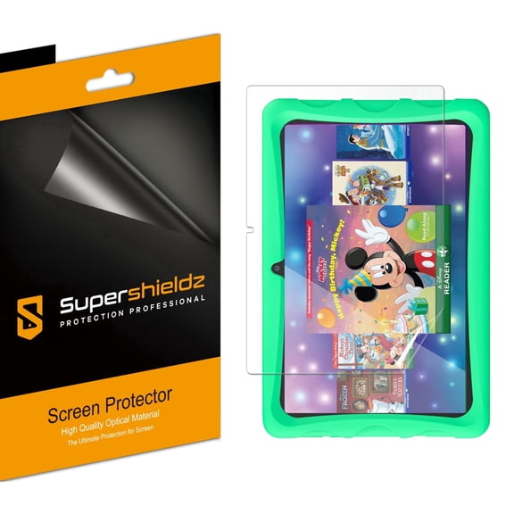 (3 Pack) Supershieldz Designed for Contixo 10 inch Kids Tablet (K103) Screen Protector, High Definition Clear Shield (PET)