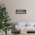 thumbnail image 2 of Merry Christmas Farmhouse Phrase Holiday Graphic Art White Framed Art Print Wall Art, 2 of 8