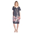 thumbnail image 5 of Casual Nights Women's Short Sleeve Muumuu Lounger Dress, 5 of 5