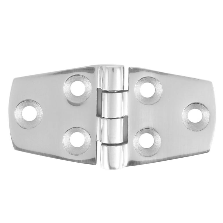 Marine Grade 316 Stainless Hatch Hinges - 2 Pack Heavy Duty Removable Pin Hinges For Boats & RVs