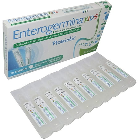 Enterogermina KIDS Bacillus Clausii Probiotic (5ml x 10 VIALS)