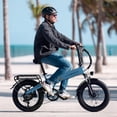 thumbnail image 2 of Jasion EB6 Electric Bike for Adults, 1000W Peak Motor Folding Ebike with 48V Removable Built-in Battery, Up to 50 Miles, 20" Fat Tire Foldable Electric Bicycle, UL 2849, 2 of 9