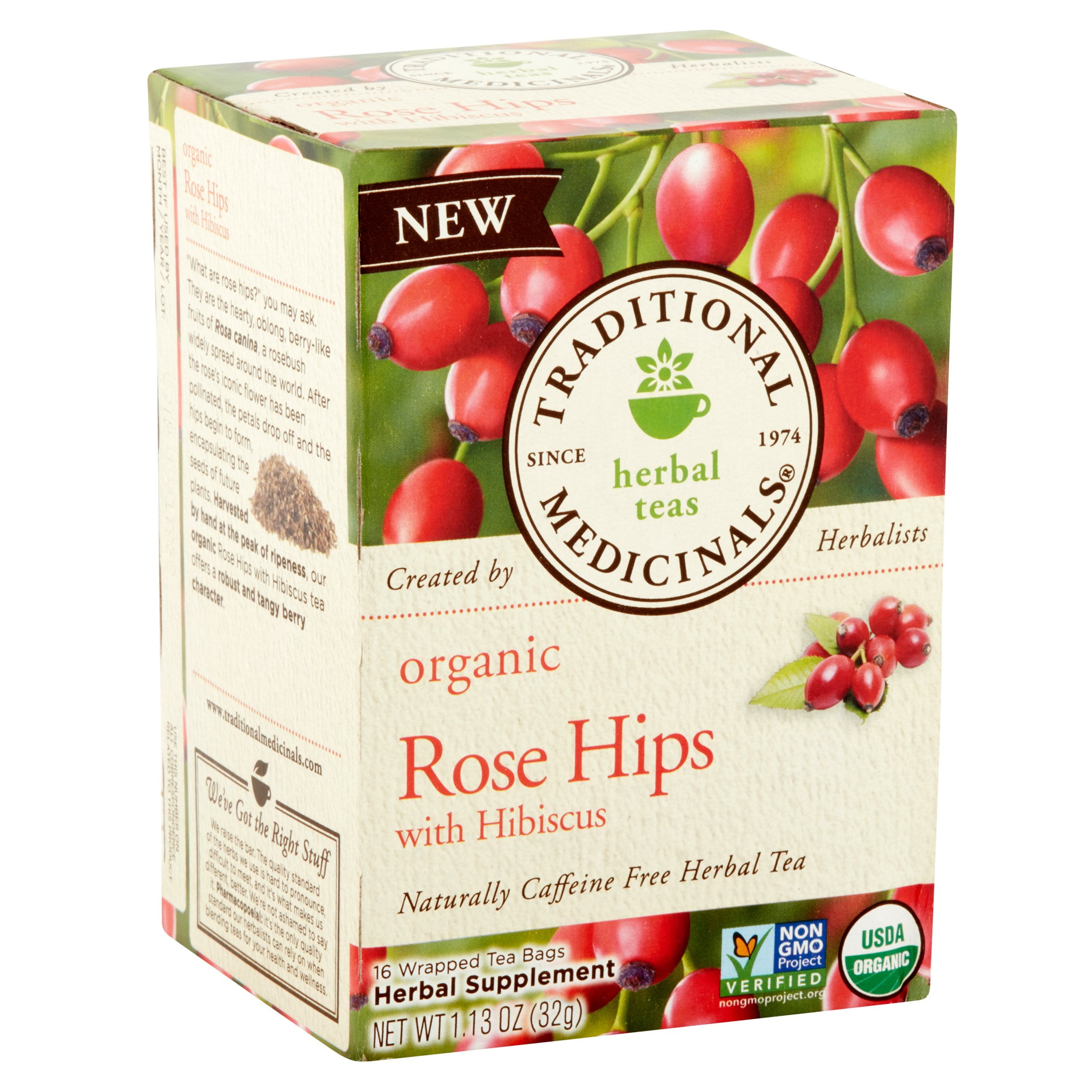 Traditional Medicinals Tea Rose Hps Hbscs Org 16 Bg Pack Of 6 Walmart Com Walmart Com
