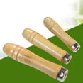 thumbnail image 5 of Amosfun 10Pcs Wooden Handle for Tool with Metal Sleeve Comfortable Grip for File and Rasp, 5 of 8
