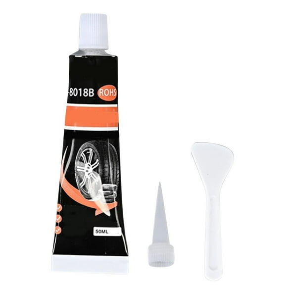 Tire Repair Glue,Tire Sealant,Instant Tire Sealant Black Tyre Solution For Fixes Adhesive Rubber Compound Puncture,Tire Sealant,Tire Quick Repair Fluid Ensures(50ml/1.69fl.oz)