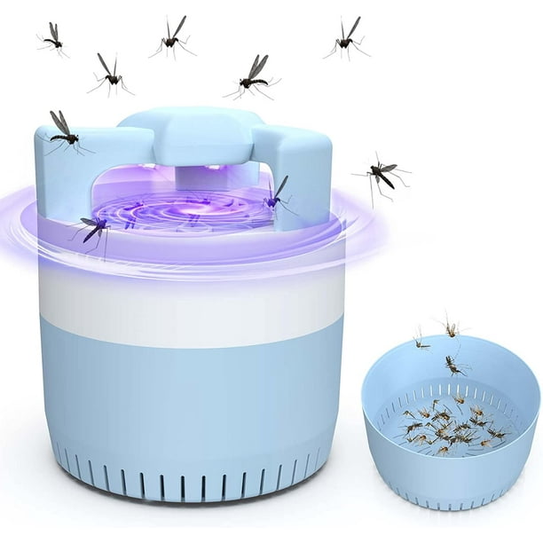 Lámpara antimosquitos, repelente de mosquitos USB, luz antimosquitos de 180° para dormitorio, cocina, oficina y hogar.