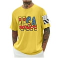 thumbnail image 2 of Guluxicc Mens Independence Day Tops 4th of July Tee Shirts Regular Fit Summer Patriotic Graphic Shirts, 2 of 6