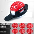 thumbnail image 2 of 6 In 1 Hot Sale Golf Ball Line Liner Marker Template Drawing Alignment Marks Sign Tool Golf Scriber Accessories black, 2 of 6