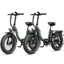 Heybike Ranger 2.0 Electric Bike for Adults, 1400W Peak Motor Foldable Ebike with 600Wh Removable Battery, 20" Fat Tire All-Terrain Electric Bicycle with Front Suspension, UL 2849