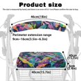 thumbnail image 6 of HELLHERO Vibrant Tropical Plants Rollator Walker Seat Back Cover Easy Install Seat & Back Cover and Breathable Comfortable, 6 of 7