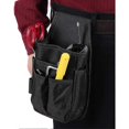 thumbnail image 4 of 6 Pocket Tool Belt, Tool Carrier Bags Durable 600d Polyester Fiber Adjustable Waist Bag for Mechanic Electrician Carpenter, 4 of 5