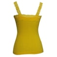 thumbnail image 2 of Camisoles à Dentelle pour Femmes - Jaune, 2 of 2