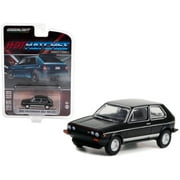 1983 Volkswagen Golf Mk1 GTI Black with Silver Stripes "Hot Hatches" Series 2 1/64 Diecast Model Car by Greenlight