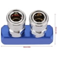thumbnail image 2 of Conector rápido neumático de 12 mm con rosca hembra de 2/3/4/5 vías para conectar mangueras neumáticas y de aire (2 vías), 2 of 8