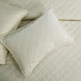 thumbnail image 4 of Home Soft Things 5 Piece Velvet Quilted Bedspread Set - Gardenia - Oversize King (122" x 106"), 4 of 6