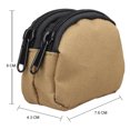 thumbnail image 2 of Riñonera de nailon con cartera táctica para exteriores con cierre de cremallera útil y sólida para hombres, 2 of 9