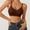 Purple, variant on Rigardu bras for women Womens Comfort Lightly Lined Seamless Wireless Triangle Bralette Bra Beige + L