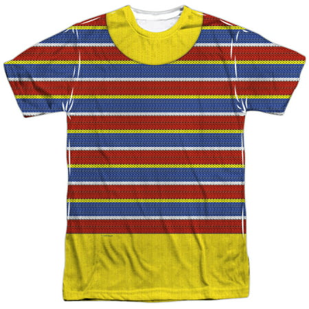 Sesame Street Ernie Costume (Front Back Print) Mens Sublimation Shirt