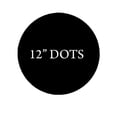 thumbnail image 2 of VWAQ Polka Dots Large Circles Set of (10) Big 12" Peel & Stick Decal Dots Colors Choice Kids, 2 of 2