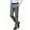 Grey, variant on Men's Premium Cotton Dress Pants - Business Casual Straight Fit with Subtle Embroidery