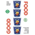 thumbnail image 2 of Modern Style Reusable Plastic Popcorn Box / Popcorn Containers / Popcorn Bowls Set for Movie Theater Night - (BPA Free - BLUE 4 Pack-75 oz), 2 of 4