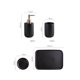 thumbnail image 2 of El juego de accesorios de baño de 5 piezas incluye: 1 dispensador de jabón en loción, 2 vasos for enjuague bucal, 1 jabonera y 1 bandeja, juego de accesorios de baño, 2 of 5