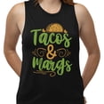 thumbnail image 2 of Tacos and Margs Women's Muscle Tank 2X-Large Black, 2 of 5