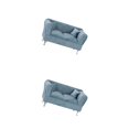thumbnail image 1 of Bearachild Mueble en forma de joyero organizador forrado para anillos sofá doble 2piezas Sofá Doble, 1 of 1
