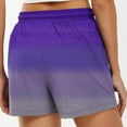 thumbnail image 4 of Qulqfy High Waisted Womens Shorts 2025 Resort Wear Bermuda Purple Casual Lounge Stretchy Comfy Beach Shorts S, 4 of 5