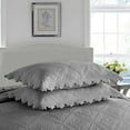 thumbnail image 3 of MarCielo 3Pcs 100% Cotton Oversized Quilt Bedspread Coverlet Set TK, 3 of 7