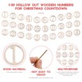 thumbnail image 5 of OUNONA 30pcs Numbers for Signs Wood Beige Numbers for Wedding Decor, 5 of 5