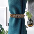 thumbnail image 4 of PRETXORVE Curtain Tiebacks, Curtain Tiebacks, Curtain Ties for Drapes, Alloy Leaf Curtain Tie Backs, Modern Curtain Holdbacks for Thin or Thick Home & Office Window Draperies 1Pc, 4 of 6