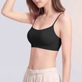 thumbnail image 3 of Zpanxa Wireless Bras for Women Push-up Breathable Thin Strap Seamless Bras Black 32AB, 3 of 7