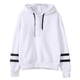 thumbnail image 1 of Sudadera con capucha para mujer, sudadera informal lisa con capucha, sudadera con capucha para mujer, jersey blanco S, 1 of 1