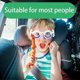thumbnail image 2 of 1pcs Motion Sickness Glasses Smart Seasick Airsick Lensless Detachable Folding Portable Sports Travel Glasses, 2 of 5