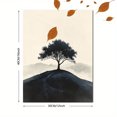 thumbnail image 3 of Qisvanset 12x16 Inch Sketch Tree Landscape Canvas Wall Art, Vintage Panoramic Artwork Rustic Farmhouse Home Decoration, 3 of 8